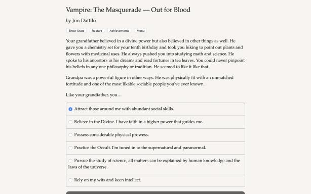 Vampire: The Masquerade — Out for Blood Torrent Download
