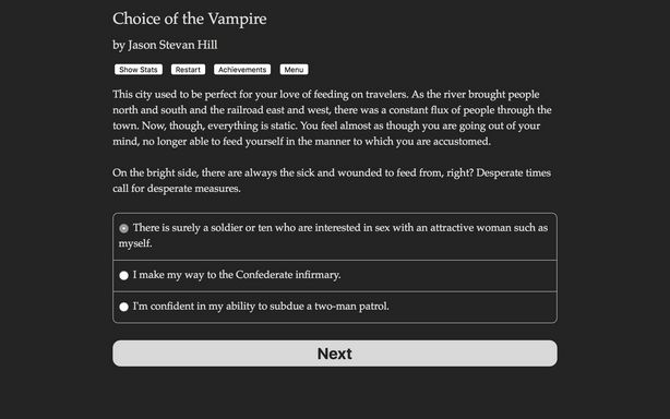 Choice of the Vampire PC Crack