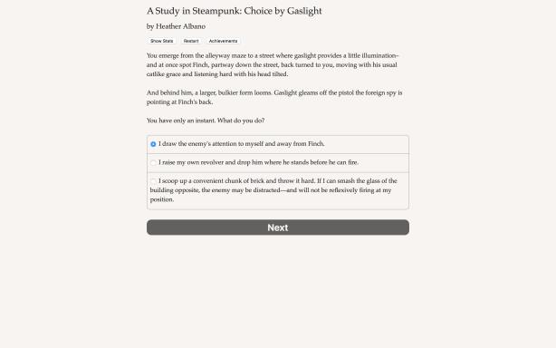 A Study in Steampunk: Choice by Gaslight Torrent Download