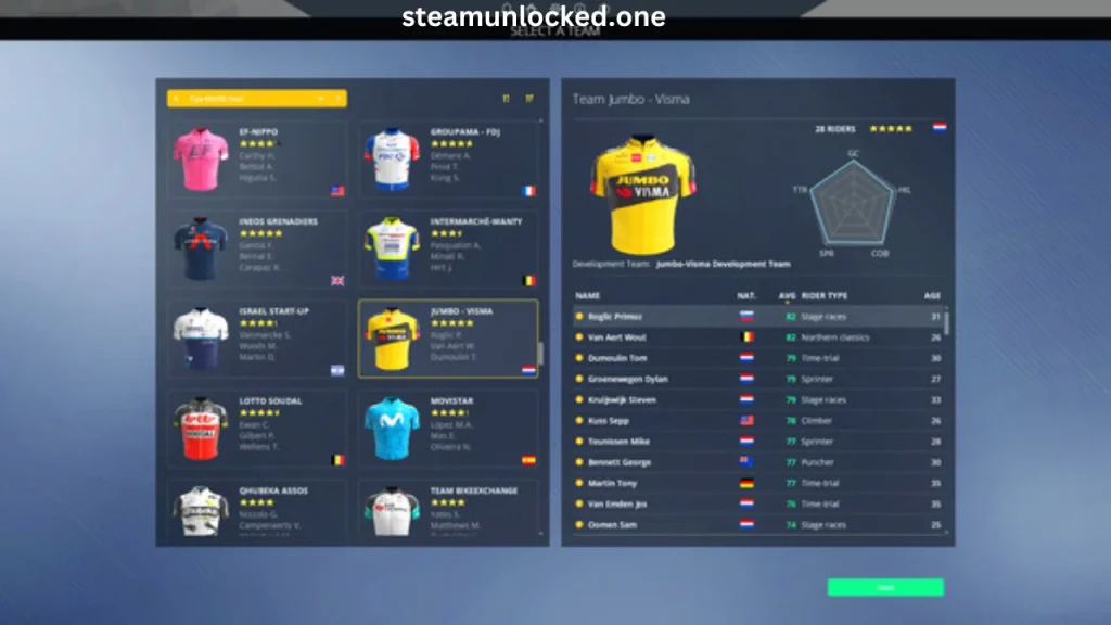 Pro Cycling Manager 2021
steamunlocked