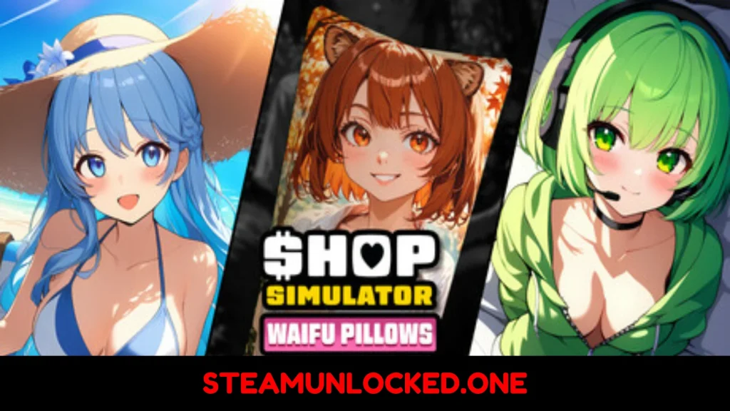 Shop Simulator Waifu Pillows